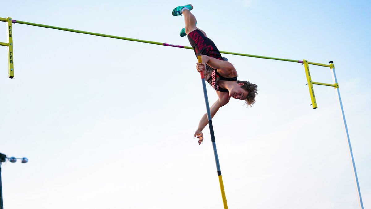 Jelmert capped off the Scarlet and Black’s tremendous day with a clearance of 5.56m (18-3) to...