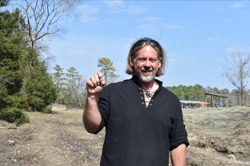David Anderson of Murfreesboro discovered the big brown diamond on Saturday, March 4, while...