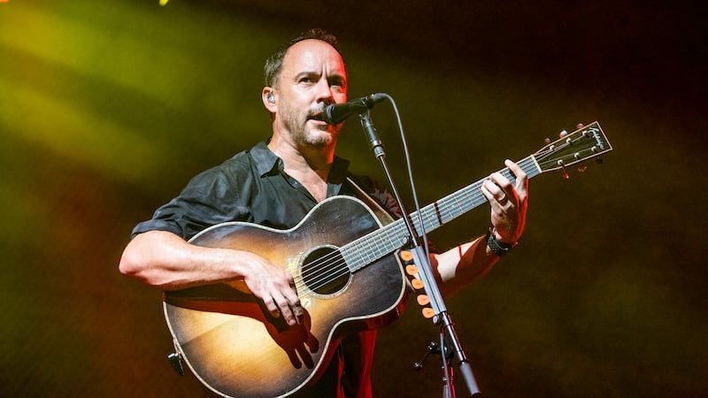 Dave Matthews of the Dave Matthews Band performs at the Railbird Music Festival on Sunday,...