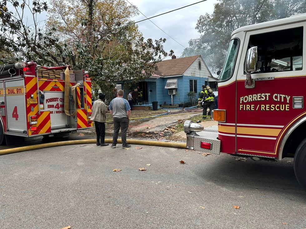 Crews responded to a home near North Izard Street and Arkansas Avenue on Wednesday, Nov. 15.