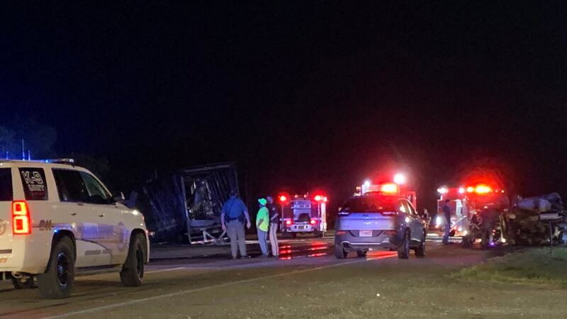One person was killed and one person was injured Saturday evening in a two-vehicle crash on...