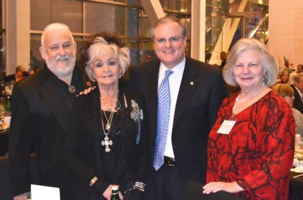 From left: Dr. Harry Yates, Joanne Cash, Sen. Mark Pryor and Dr. Ruth Hawkins (Source:...