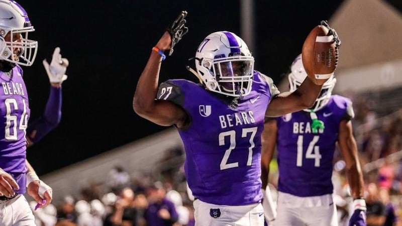 UCA RB rushed for 256 yards and a TD along with a receiving score as the Bears beat Abilene...