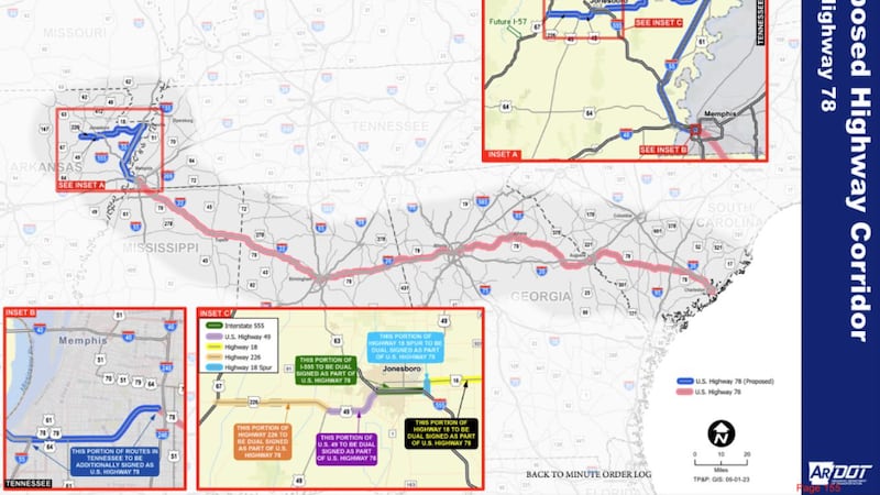 According to a news release from the Arkansas Department of Transportation, existing portions...