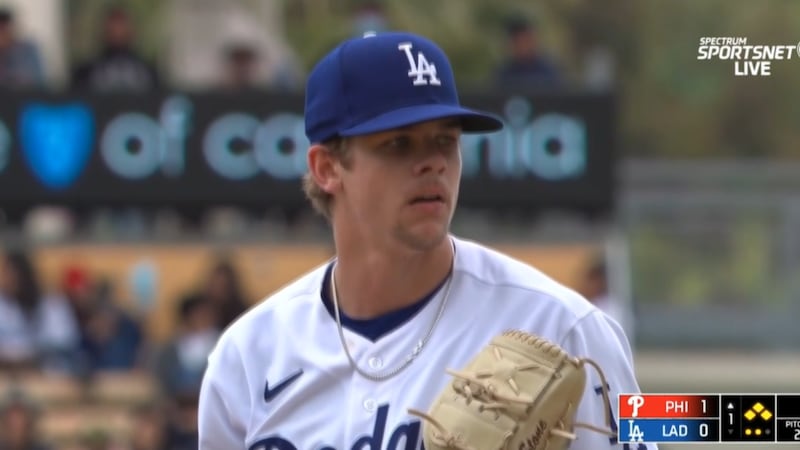 Riverside & UCA alum Gavin Stone made his MLB debut Wednesday for the Los Angeles Dodgers.