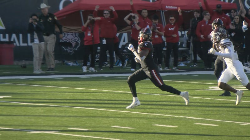 The Fordyce native had 310 all-purpose yards as the Red Wolves won 77-31