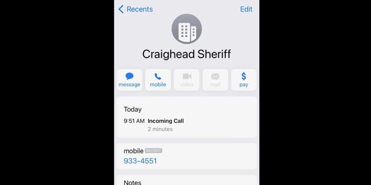 Craighead County Sheriff's office warns of scam - KAIT
