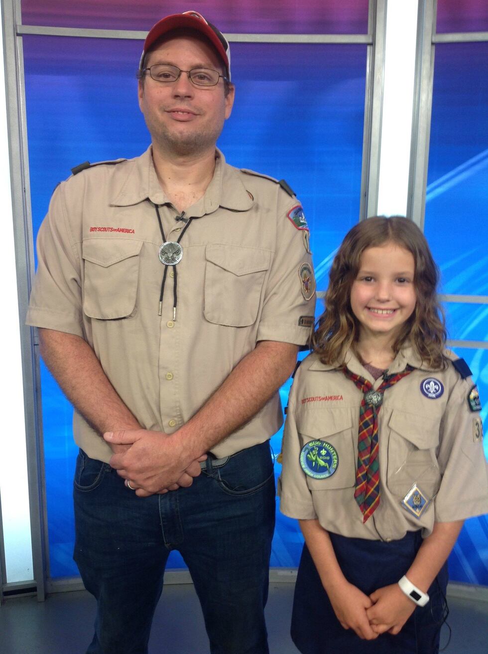 Joey Sawyer, Scout leader, and Diem Warrenfells, talked about "Join Scouting Night" on...