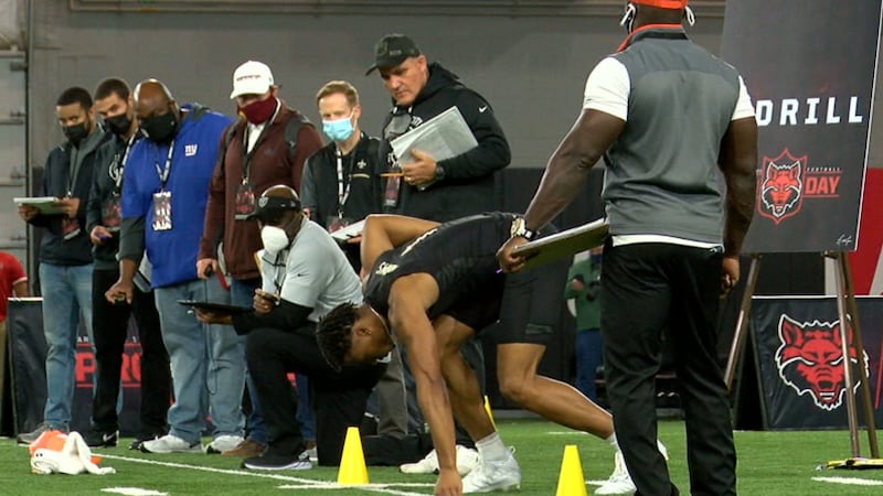 21 NFL teams were in attendance Friday for Arkansas State Pro Day