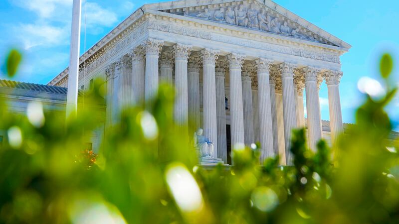 The Supreme Court is seen on Election Day in Washington, Tuesday, Nov. 8, 2022.