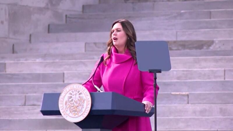 History was made in the state of Arkansas with the inauguration of the state's first female...