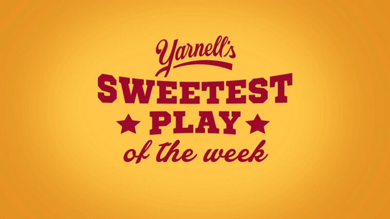 2020 logo for the Yarnell's Sweetest Play of the Week