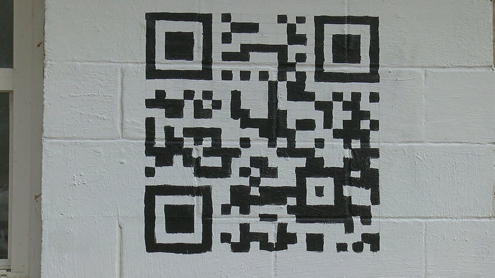 Anyone can donate to the nonprofit by scanning this QR code.