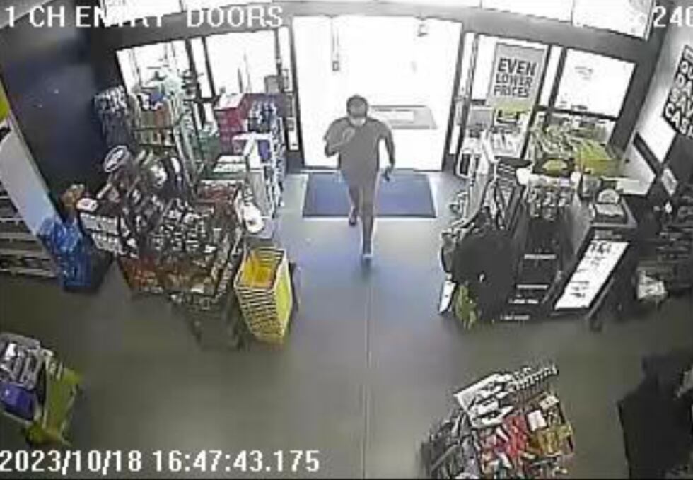 Sheriff’s deputies are searching for a man who followed a woman around Dollar General in his...