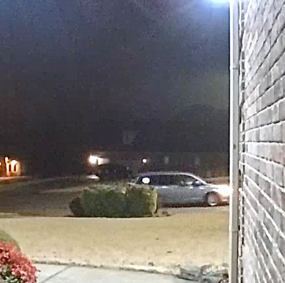 Minivan believed to be driven by the person who dropped off the packs