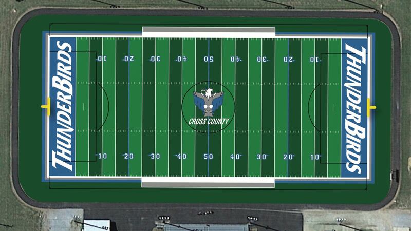 The Thunderbirds are installing new turf in time for the 2022 football season.
