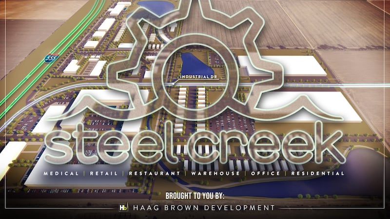 According to the news release, Steel Creek Development will first install a warehouse and...