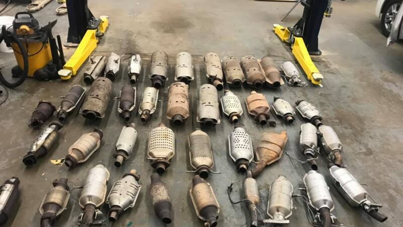 Stolen catalytic converters