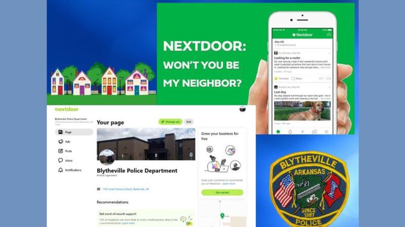 The Blytheville Police Department is using the app Nextdoor to further keep its neighborhoods...