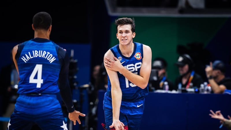 Austin Reaves had 12 points Tuesday as USA advanced to the FIBA World Cup semifinals.
